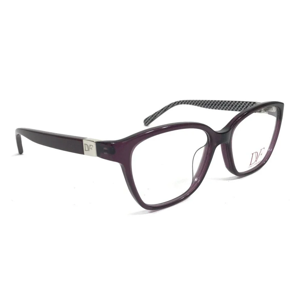 Diane Von Furstenberg Eyeglasses Frames DVF5064 513 Purple Cat Eye 52-16-130